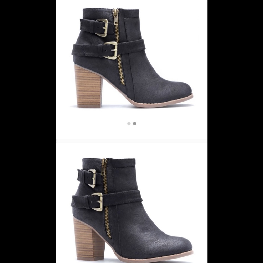 💫shoe dazzle Kenya black bootie💫